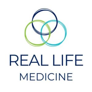 Logo of REAL LIFE MEDICINE.