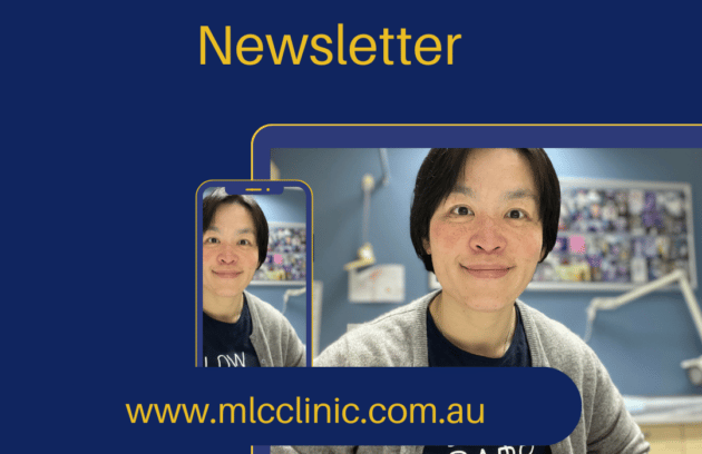 Poster for MLC Clinics new website and newsletter.